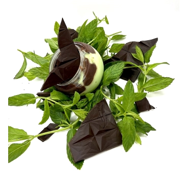 Glace a la menthe fraiche